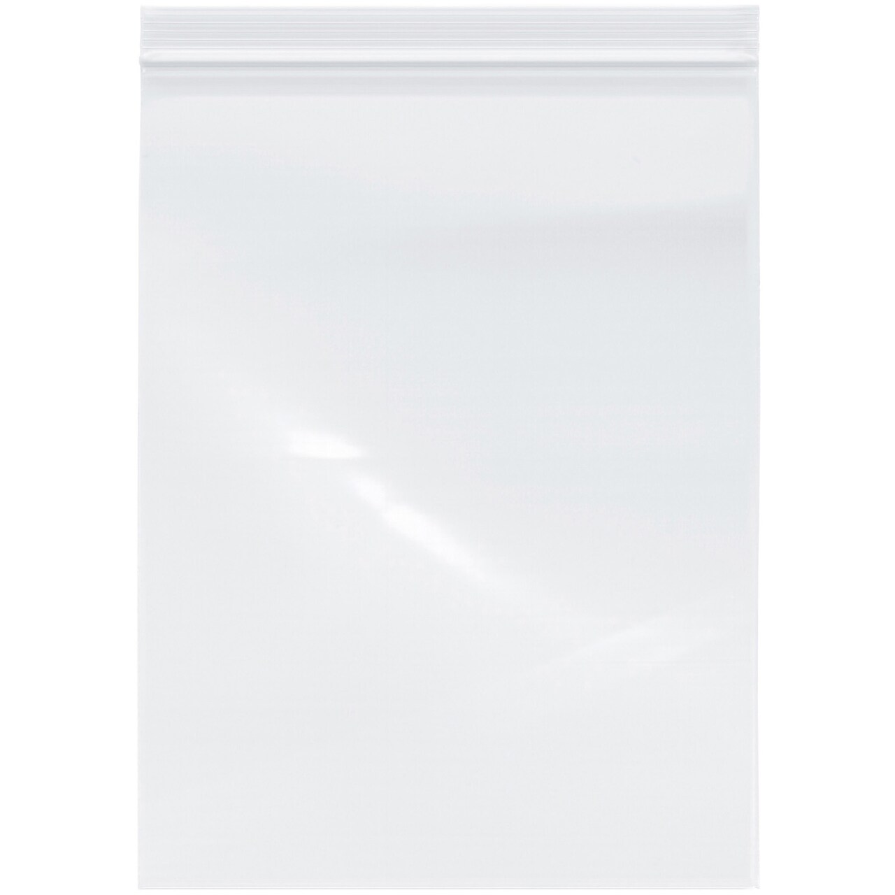 Plymor 9" x 12", 4 Mil Heavy Duty Zipper Reclosable Plastic Bags